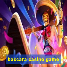 baccara casino game