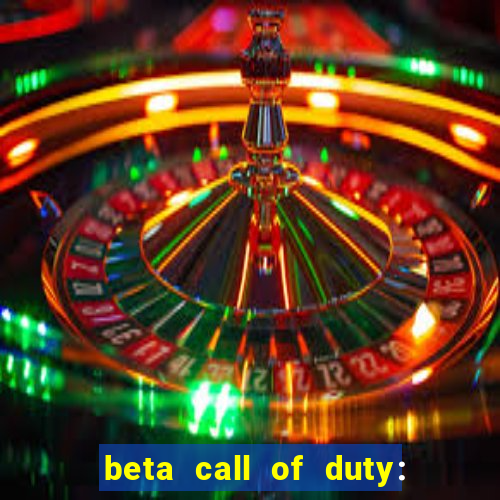 beta call of duty: black ops 6 data