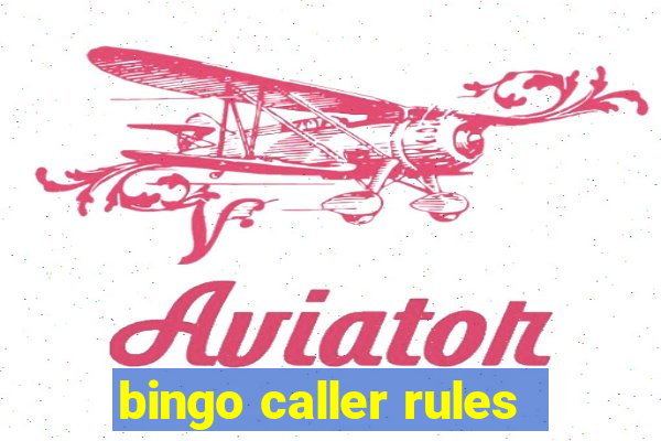 bingo caller rules