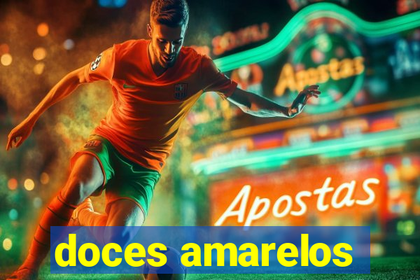 doces amarelos