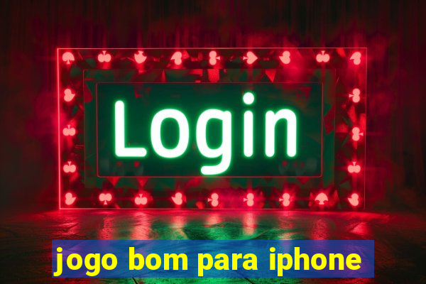 jogo bom para iphone